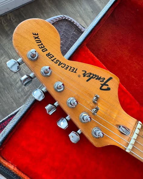 1974 Fender Telecaster Deluxe at Redwoods Vintage Guitars St Pete Florida Headstock 1974 Fender Telecaster Deluxe at Redwoods Vintage Guitars St Pete Florida Headstock