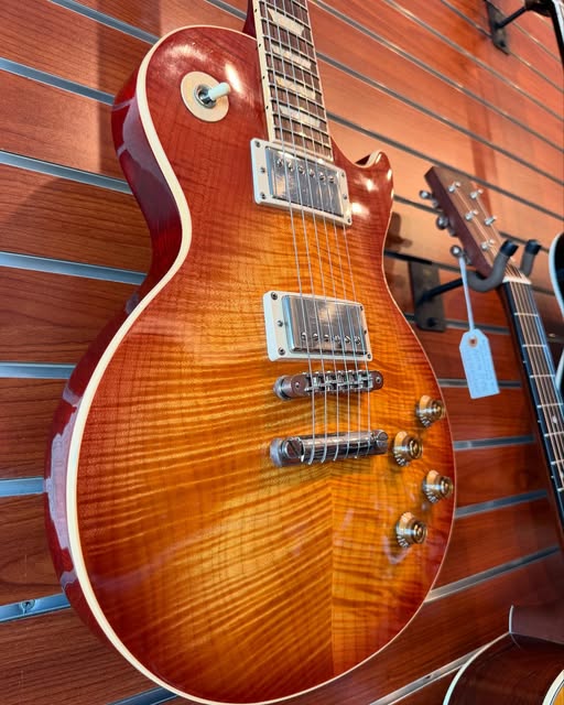 2000’s Les Paul Wild Burst and Flame at Redwoods Vintage Guitars St Pete Florida
