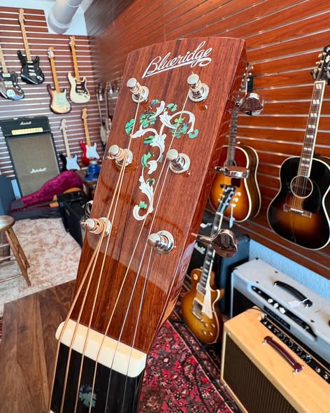 BlueRidge Pre-War Series Drednaught at Redwoods Vintage Guitars St Pete Florida Headstock