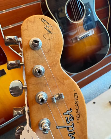 Early 60s James Burton Tele Reissue Headstock Early 60s James Burton Tele Reissue Headstock
