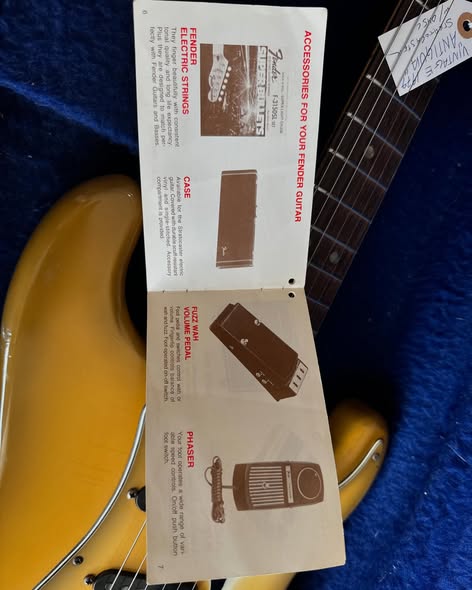 1979 USA Antigua finish Fender Stratocaster Book at Redwoods Vintage Guitars St. Pete Florida