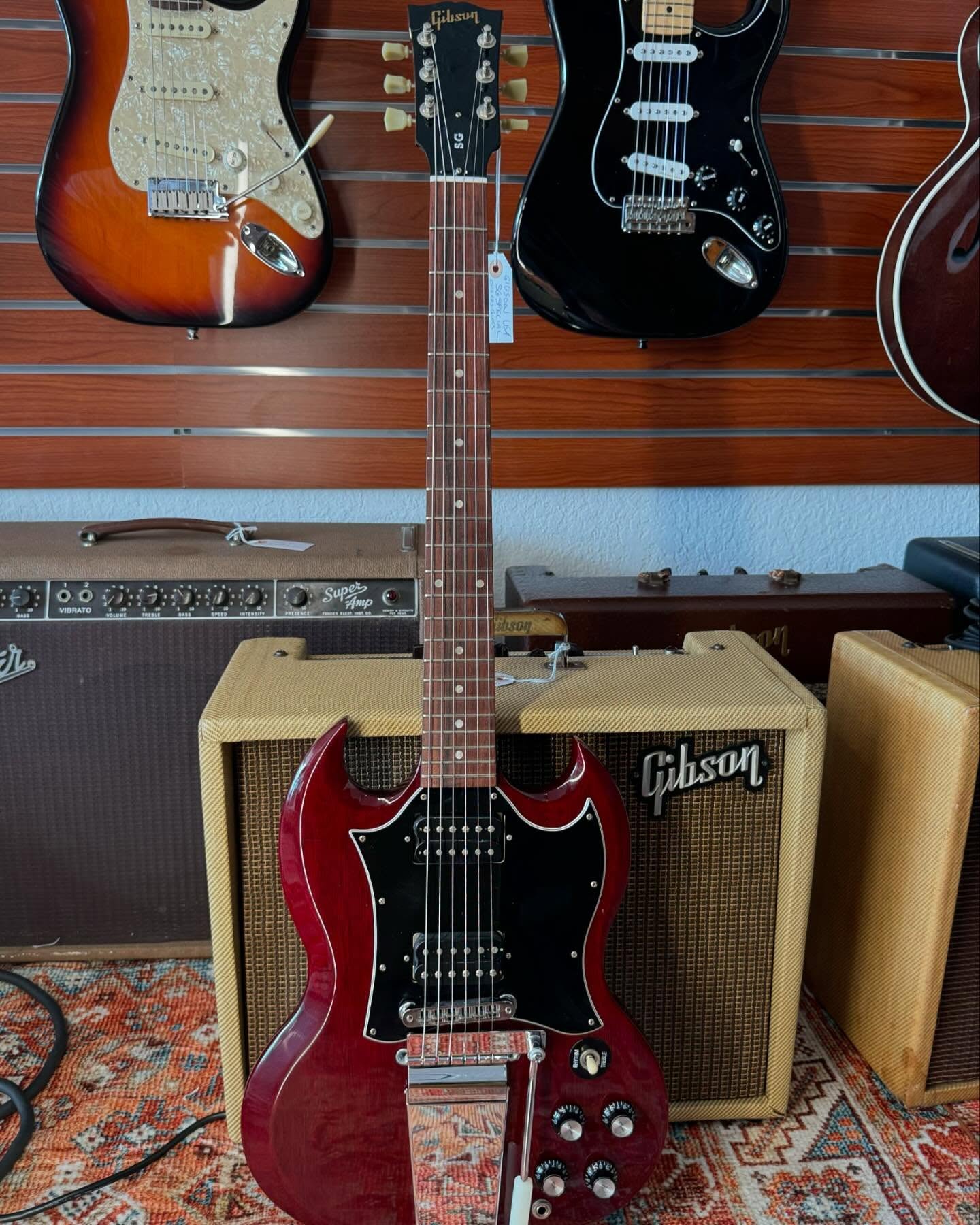 2000’s Gibson SG Special in Cherry Gloss Whole at Redwoods Vintage Guitars St. Pete Florida