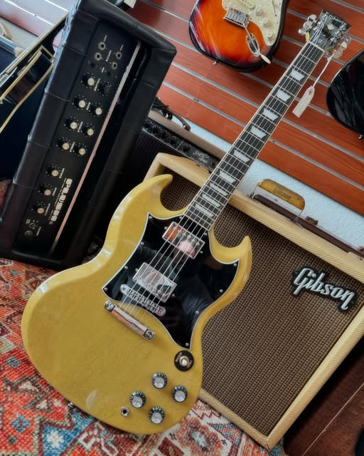 2023 Limited Edition TV Yellow Gibson SG at Redwoods Vintage Guitars St. Pete Florida