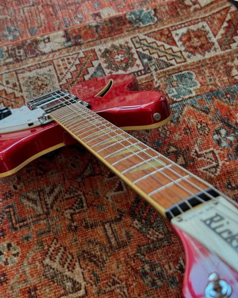 Vintage 80’s Rickenbacker Ruby Red Neck at Redwoods Vintage Guitars St. Pete Florida
