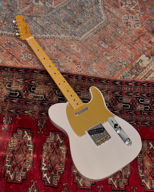 1950's Japan Fender JV 50’s Modified Telecaster in Aged Blonde at Redwoods Vintage Guitars