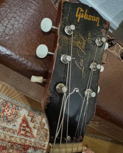 1956 Gibson Les Paul Junior at Redwoods Vintage Guitars Headstock