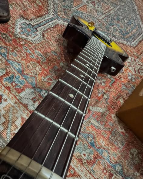 1956 Gibson Les Paul Junior at Redwoods Vintage Guitars Neck