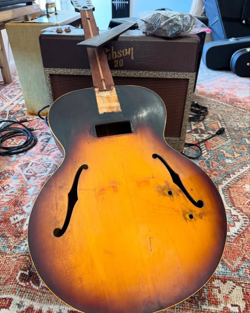 1959 Gibson ES125 Project at Redwoods Vintage Guitars St Pete Florida