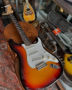 1965 Fender USA Reissue Stratocaster at Redwoods Vintage Guitars St Pete Florida front 1965 Fender USA Reissue Stratocaster at Redwoods Vintage Guitars St Pete Florida front