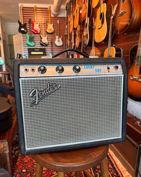 1967 Drip Edge Fender Champ at Redwoods Vintage Guitars St Pete Florida