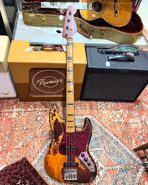 1973 Fender Jazz at Redwoods Vintage Guitars St Pete