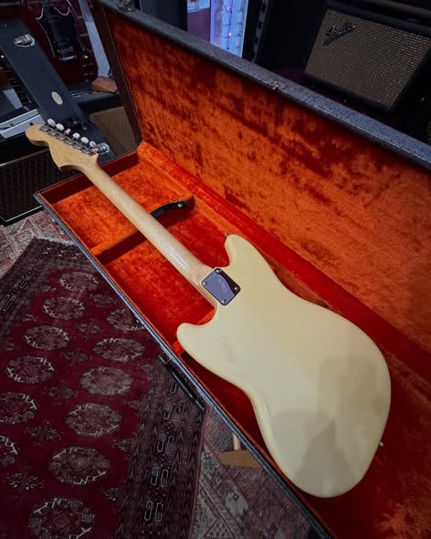 1976 Fender Long Neck Music Master at Redwoods Vintage Guitars St Pete Florida Back