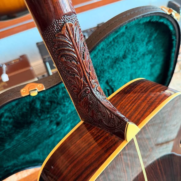 1990s Solid Top 000 at Redwoods Vintage Guitars St Pete Florida Neck