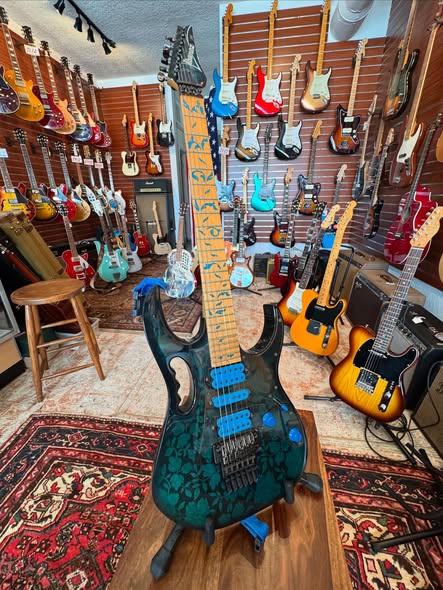 1992 Ibanez JEM77-BFP Blue Flower Pearl at Redwoods Vintage Guitars St Pete Florida