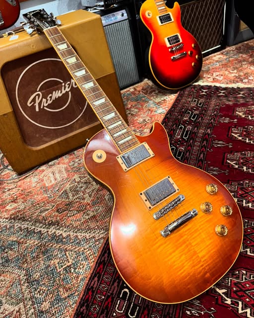 2008 Les Paul Standard Flame Top Honey Burst Finish at Redwoods Vintage Guitars