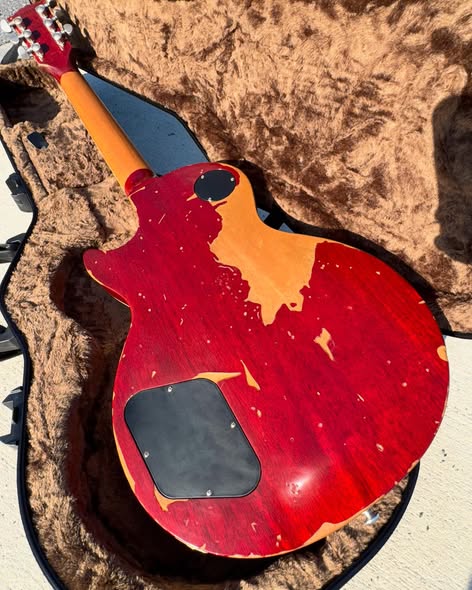 2011 TPP England custom conversion Gibson Les Paul Greeny at Redwoods Vintage Guitars St Pete Florida Back