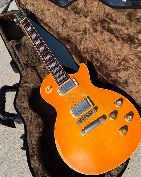 2011 TPP England custom conversion Gibson Les Paul Greeny at Redwoods Vintage Guitars St Pete Florida