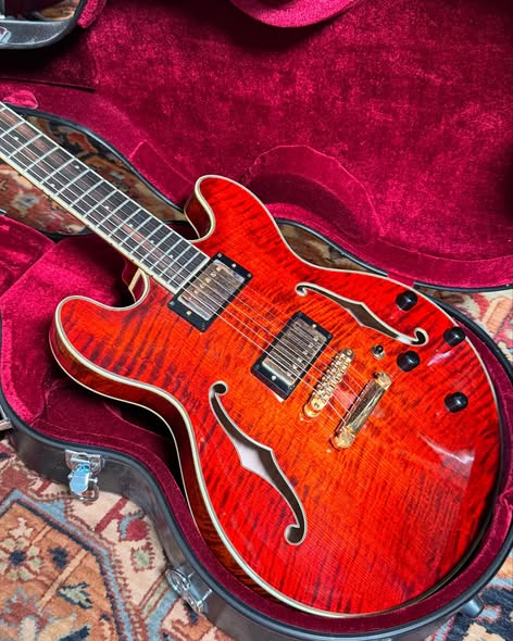 Eastman T185M Flamed Maple at Redwoods Vintage Guitars St Pete Florida
