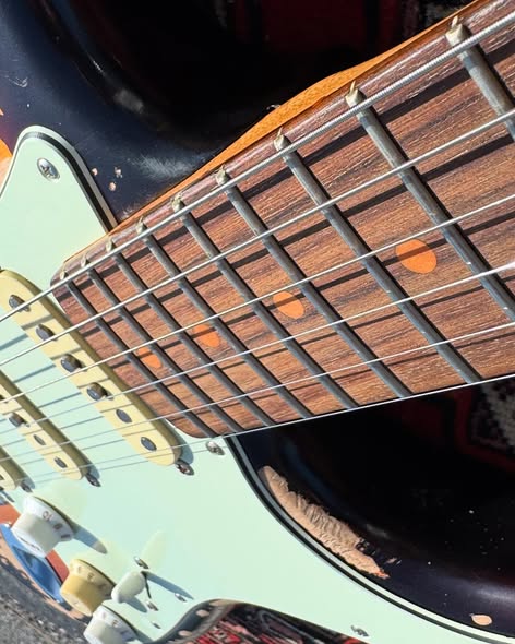 Factory Relic 1960 Reissue Fender Mike McCready Signature Model at Redwoods Vintage Guitars St Pete Florida Neck