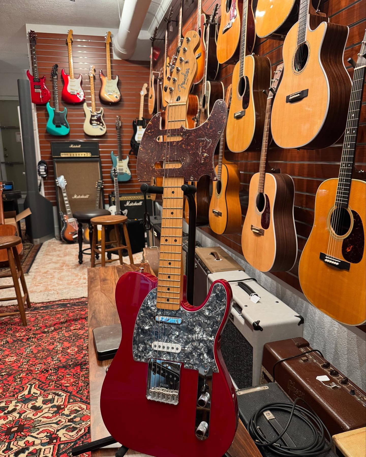 Fender Nashville Deluxe Telecaster in Candy Apple Red at Redwoods Vintage Guitars Body