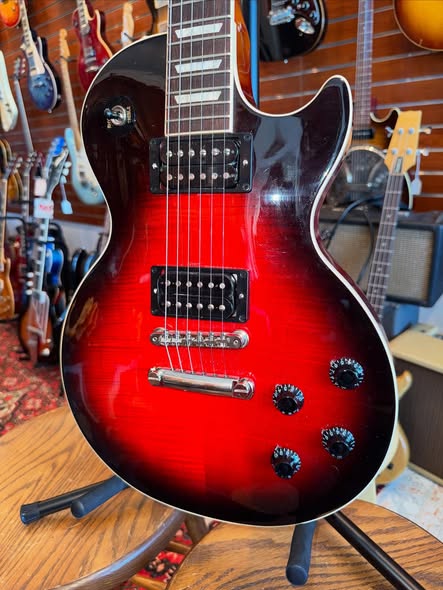 Gibson LesPaul Slash Vermillion at redwoods Vintage Guitars St Pete Florida
