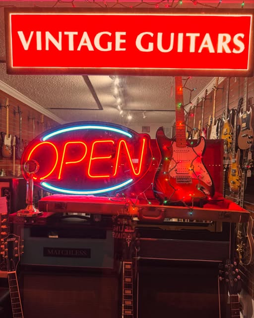 Hours Post at Redwoods Vintage Guitars St Pete Florida