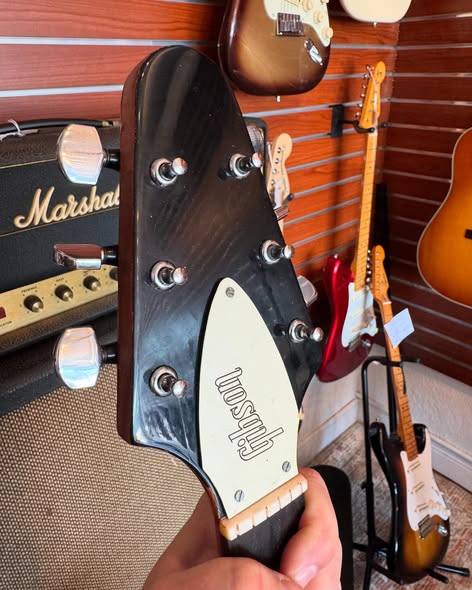 Ibanez Lawsuit Rocket Roller Flying V Project at Redwoods Vintage Guitars St Pete Florida Headstock Ibanez Lawsuit Rocket Roller Flying V Project at Redwoods Vintage Guitars St Pete Florida Headstock