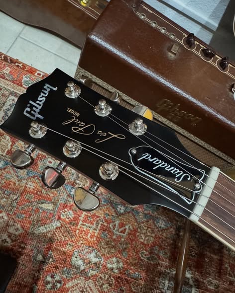 Les Paul Standard Faded Finish at Redwoods Vintage Guitars St Pete Florida Headstock