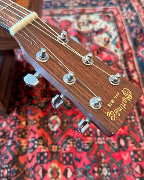 Martin USA 2007 Custom D Headstock