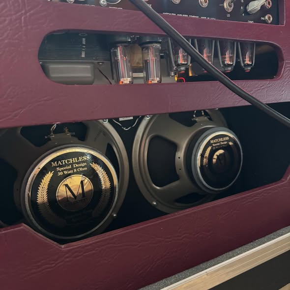 Sampson Era Matchless 1996 DC30 in Burgundy at Redwoods Vintage Guitars St Pete Florida Back Sampson Era Matchless 1996 DC30 in Burgundy at Redwoods Vintage Guitars St Pete Florida Back