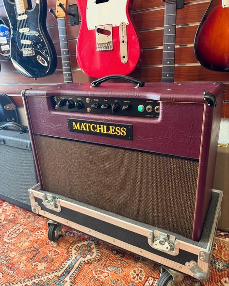 Sampson Era Matchless 1996 DC30 in Burgundy at Redwoods Vintage Guitars St Pete Florida