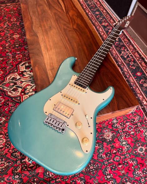 Schecter USA Custom Shop Nick Johnston HSS Relic Nitro Finish at Redwoods Vintage Guitars St Pete Florida Full