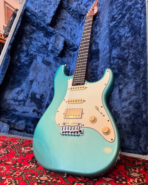Schecter USA Custom Shop Nick Johnston HSS Relic Nitro Finish at Redwoods Vintage Guitars St Pete Florida nitro