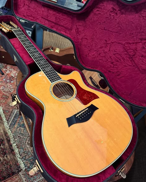 Taylor 654CE w Flame Maple Neck at Redwoods Vintage Guitars St Pete Florida