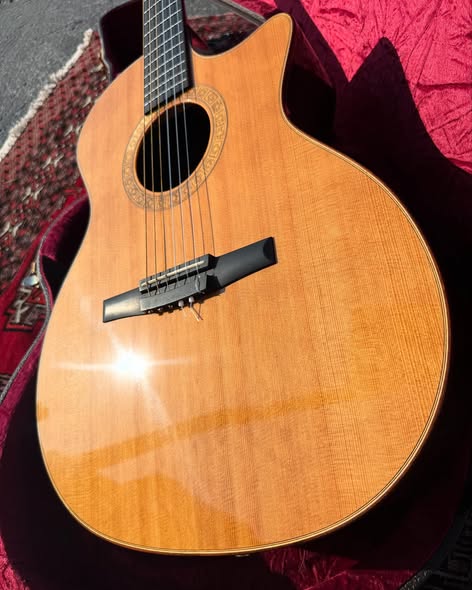 Taylor NS74 Nylon Acoustic Electric at Redwoods Vintage Guitars St Pete Florida side