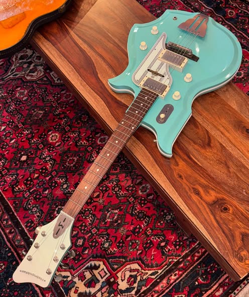 USA Metropolitan Tanglewood Model Seafoam Green at Redwoods Vintage Guitars St Pete Florida Whole