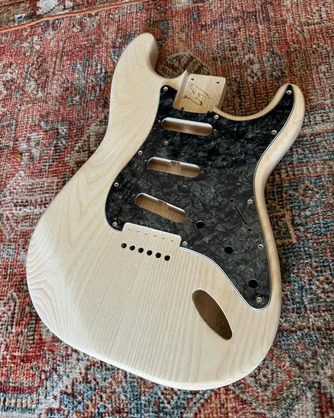 USA Stratocaster Body Texas Ash Motopearl Pickguard at Redwoods Vintage Guitars St Pete Florida