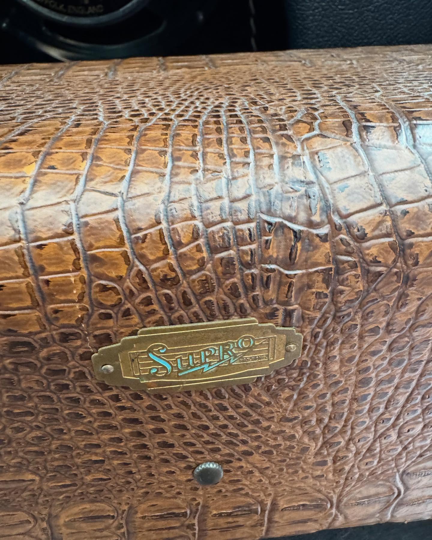 Vintage Supro 1950’s Chicago Amp at Redwoods Vintage Guitars St Pete Florida front