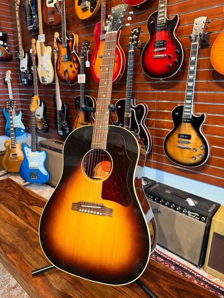 1950s Gibson Custom Shop Red Spruce J45 at Redwoods Vintage Guitars St Pete Florida