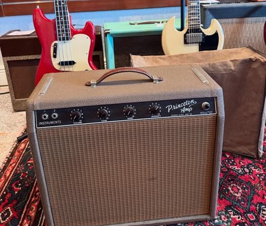 1961 Fender Princeton at Redwoods vintage Guitars St Pete Florida