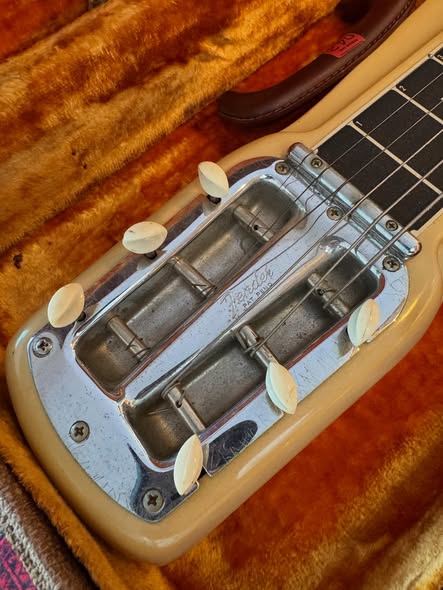 1962 Fender Lap Steel at Redwoods Vintage Guitars St Pete Florida Headstock 1962 Fender Lap Steel at Redwoods Vintage Guitars St Pete Florida