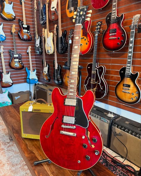 1964 Gibson Custom Shop Murphy Lightly Aged ES335 Cherry Red at Redwoods Vintage Guitars St Pete Florida