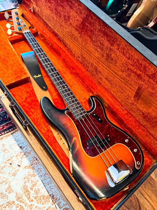1966 Fender P Bass at Redwoods Vintage Guitars St Pete Florida