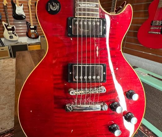 1972 Gibson Les Paul Standard Burgandy at Redwoods Vintage Guitars ST Pete Florida