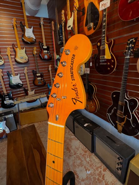 1973 Fender American Vintage II Stratocaster at Redwoods Vintage Guitars St Pete Florida Headstock 1973 Fender American Vintage II Stratocaster at Redwoods Vintage Guitars St Pete Florida
