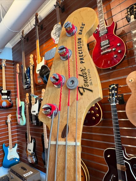1979 Vintage Fender PBass at Redwoods Vintage Guitars St Pete Florida