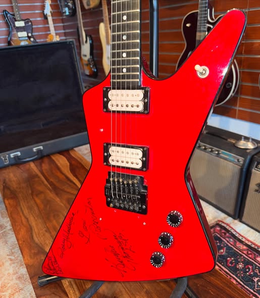 1983 USA Custom Dean Z Signed by 90’s Era Lynard Skynyrd at Redwoods Vintage Guitars St Pete Florida