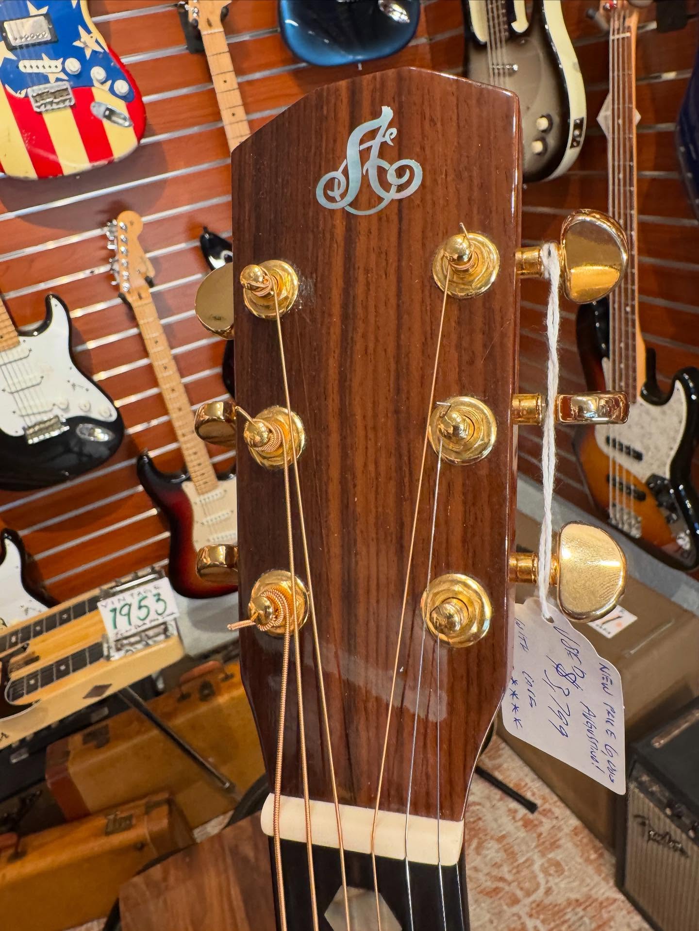 1990s Era Augustino LoPrinzi Custom Order D40-41 at Redwoods Vintage Guitars St Pete Florida Headstock 1990s Era Augustino LoPrinzi Custom Order D40-41 at Redwoods Vintage Guitars St Pete Florida