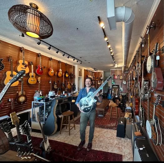 “A guitar collector’s paradise”