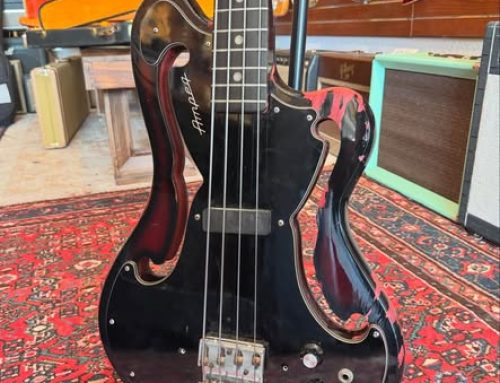 Vintage 1969 Ampeg Scroll Bass at Redwoods Guitars in St.Petersburg Florida
